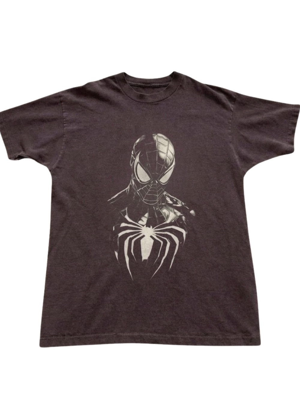 Gildan Brown Spider-Man Graphic Tee Crewneck